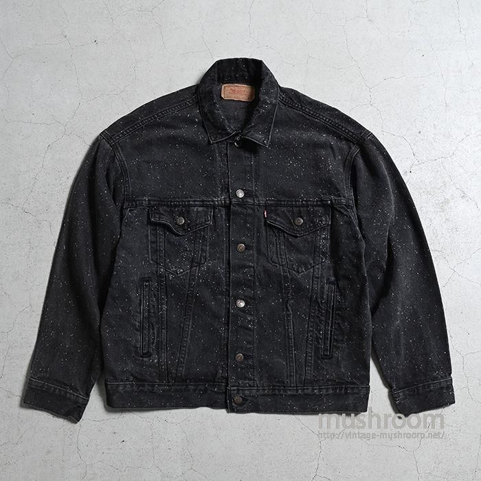 LEVI'S 70507-0260 GALACTIC WASHED BLACK DENIM JACKET（MEDIUM