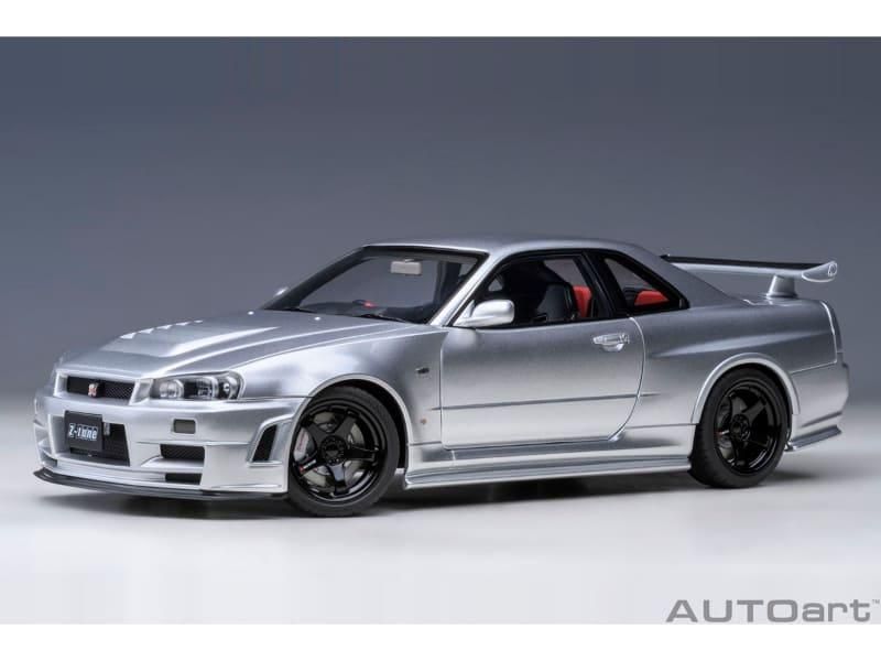 オートアート】 1/18 ニスモ R34 GT-R Z-tune （Z-tune シルバー） [77461]