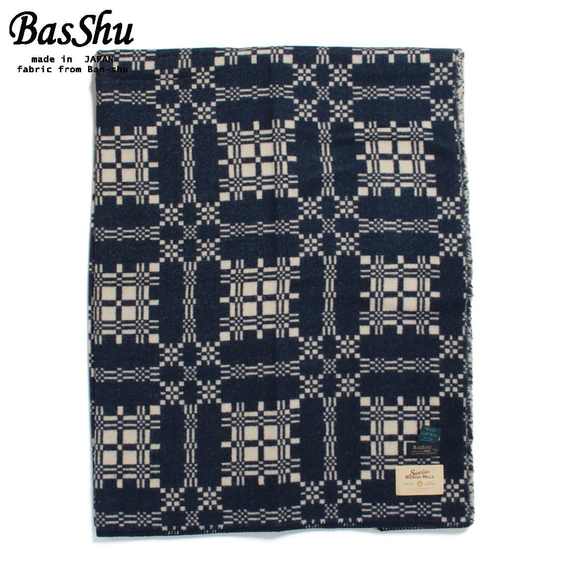 BasShu / バッシュ] Wool Blanket ウールブランケット 153×180