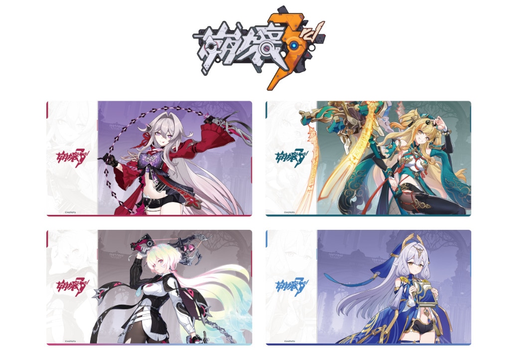 崩壊3rd エリシア バスタオル+ポストカード+ホログラムカード 秋葉原