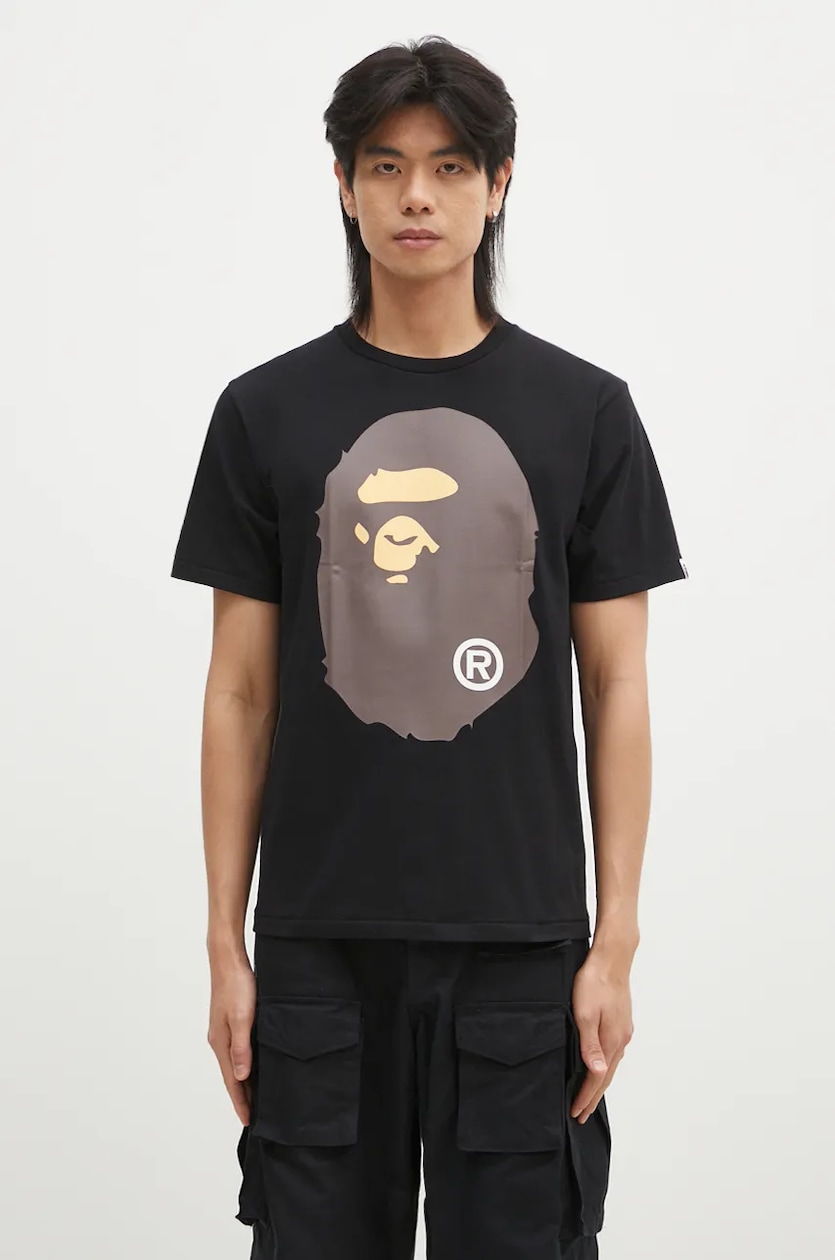 A Bathing Ape cotton t-shirt BIG APE HEAD TEE PRM EU