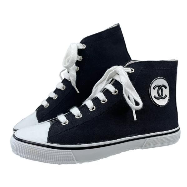 CHANEL ココマーク ハイカットスニーカー | size38 - LAYER VINTAGE