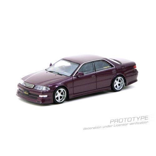 TARMAC WORKS 1/64 VERTEX Toyota Mark II JZX100 Purple Metallic