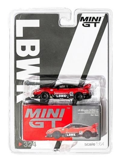 MINI GT 1/64 LB-Silhouette WORKS GT NISSAN 35GT-RR Ver.1 Red/Black