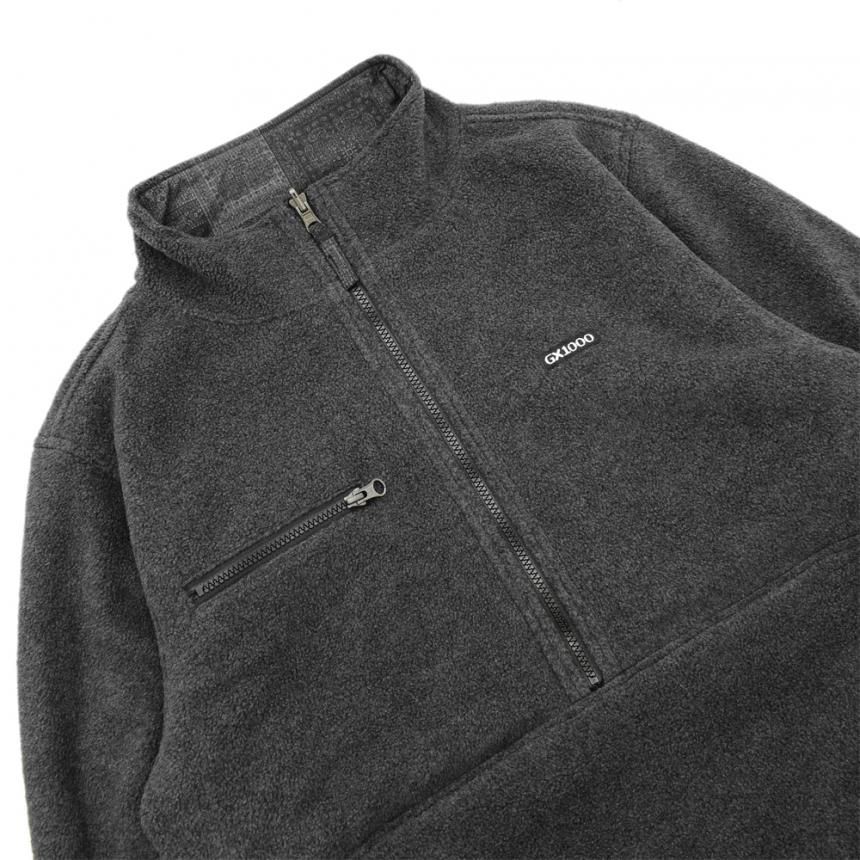 GX1000 REVERSIBLE POLAR FLEECE JACKET / BLACK (ジーエックスセン