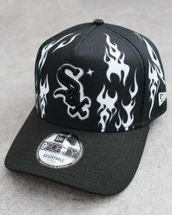 New Era MLB Detroit Tigers 9Forty A-Frame Flame Snapback Cap