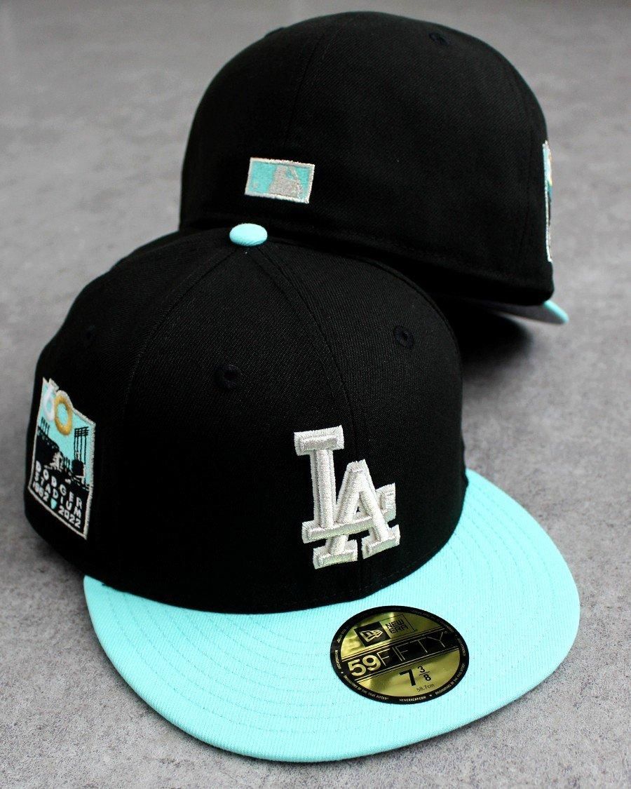 New Era 59Fifty Los Angeles Dodgers Fitted Cap - Black/Mint
