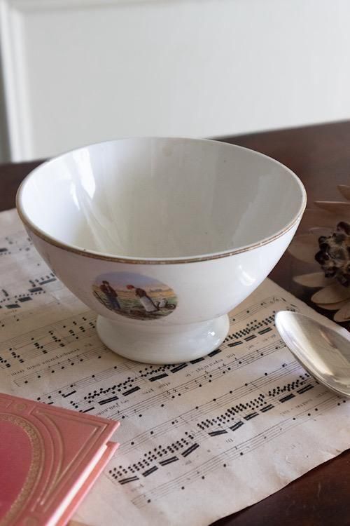 Sarreguemines カフェオレボウル |フランスアンティーク antiques ruan