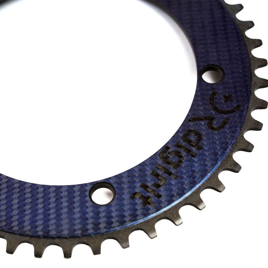 digirit - CARBON CHAINRING - 3K TRACK CHAMELEON BLUEPURPLE - W