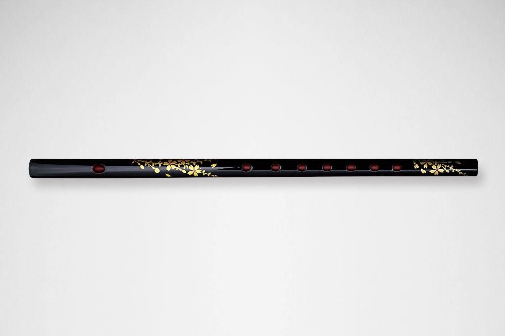 獅子田 竹峰 蒔絵 さくら - 獅子田流 篠笛「大塚竹管楽器」