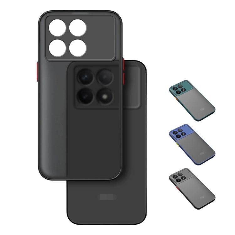 POCO F6 Pro ケース 耐衝撃 カバー TPU+プラスチック シンプル 小米