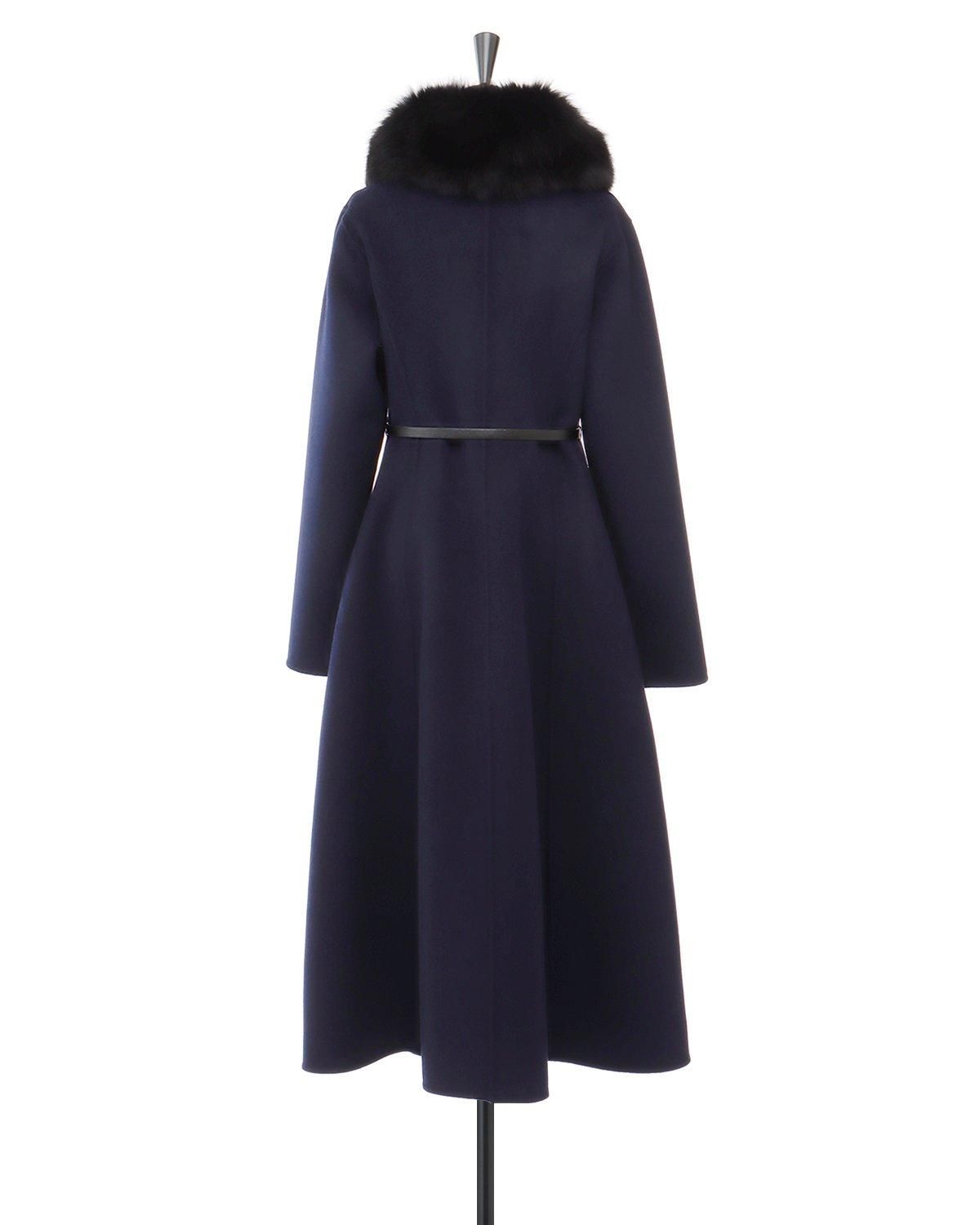 受注商品】ウールダブルフェイスFOXボウタイ付ロングコート