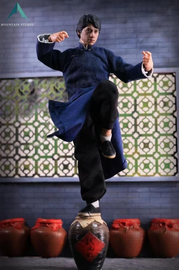 送料無料 1/12 Mountain Studio ドランクモンキー 酔拳 ジャッキー