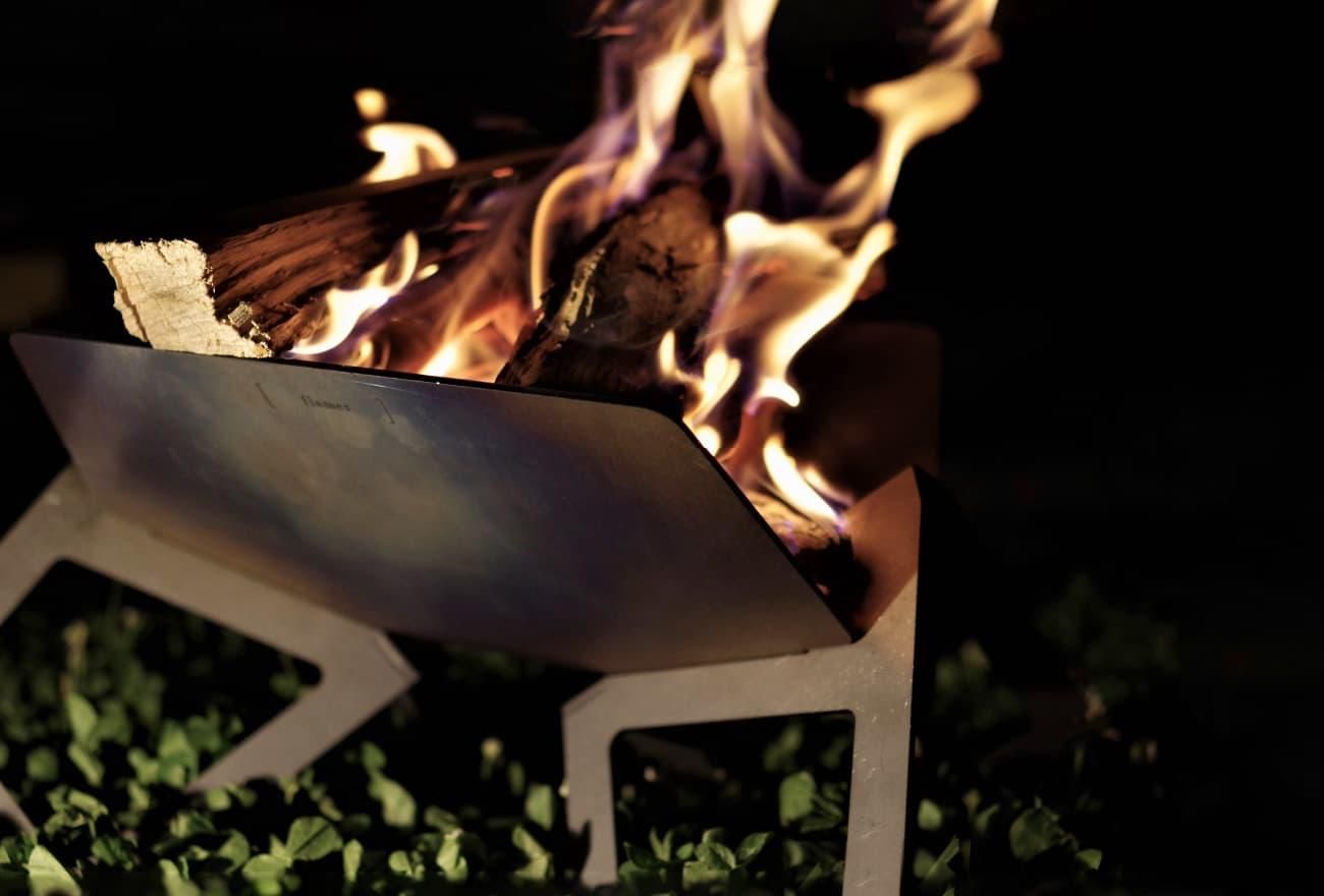 ファイヤースタンドオリジナル ブラック*2/18出荷 - アイアンキャンプ