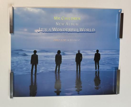 Mr.Children 告知ポスター IT'S A WONDERFUL WORLD サイズ約53.5cm