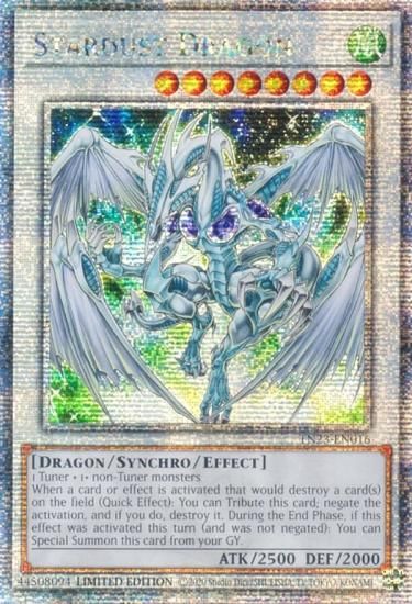 遊戯王 スターダストドラゴン／バスター プリズマティックシークレット
