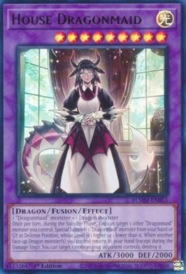 遊戯王 BLMM-EN063 ドラゴンメイド・ハスキー (英語版 1st Edition