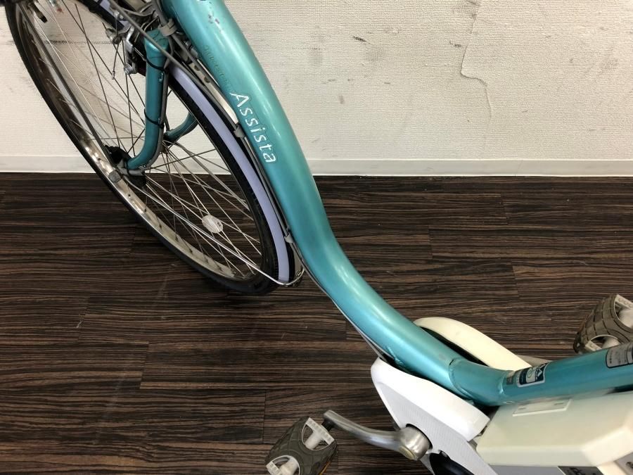 電動自転車 ブリヂストン アシスタ 26インチ ブルー 8.1ah 2012年頃