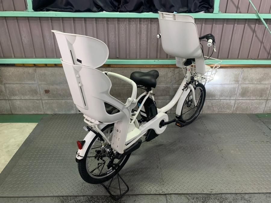 電動自転車 ブリヂストン bikke2 ビッケ2 20インチ 白 12.8ah 2014年頃