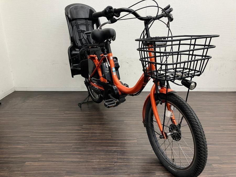 電動自転車 ヤマハ PAS Babby 20インチ オレンジ 12.8ah 2014年頃 前後