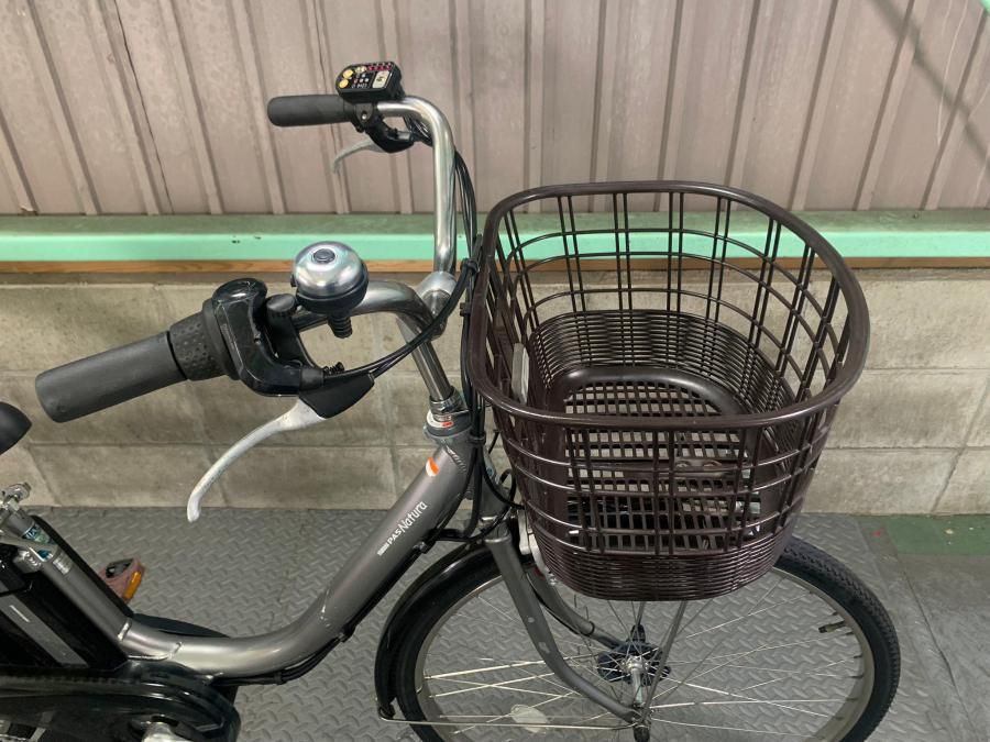 電動自転車 ヤマハ PAS Natura 26インチ シルバー 6.6ah 2010年頃