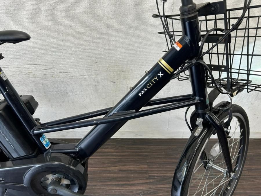 横浜在庫）電動自転車 ヤマハ PAS CITY-X 黒 20インチ 小径 スポーツ