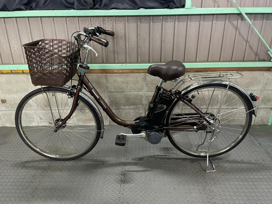電動自転車 パナソニック ビビDX 26インチ ブラウン 8.9ah 2014年頃
