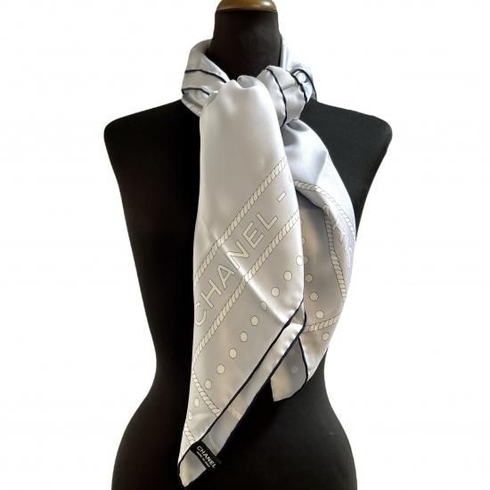 CHANEL】シャネル シルクスカーフ 31-RUE CAMBON-PARIS 31 リュ