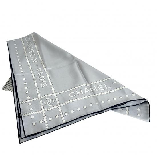 CHANEL】シャネル シルクスカーフ 31-RUE CAMBON-PARIS 31 リュ