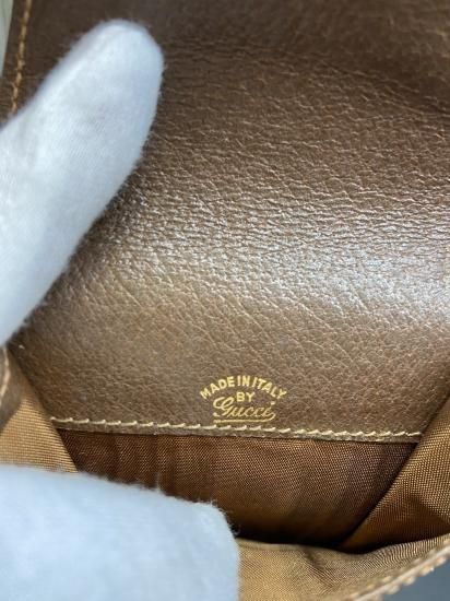 GUCCI】オールドグッチ メガネケース シェリーライン【中古