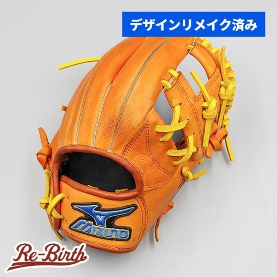 ミズノ Mマーク 赤ビュー 軟式内野手用グローブ ミズノ Mマーク 赤