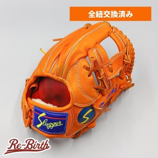 ち*き様 スラッガー 軟式 グローブ 内野手用 Slugger オーダー 旧ラベ