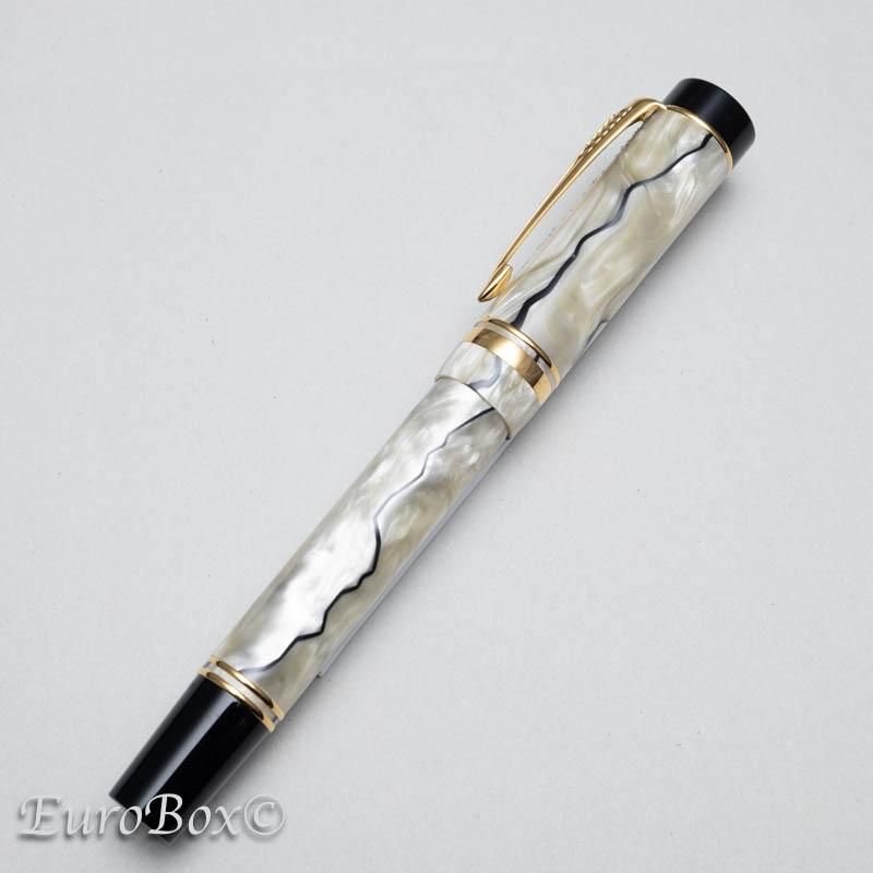 パーカー 万年筆 デュオフォールド センテニアル パール＆ブラック