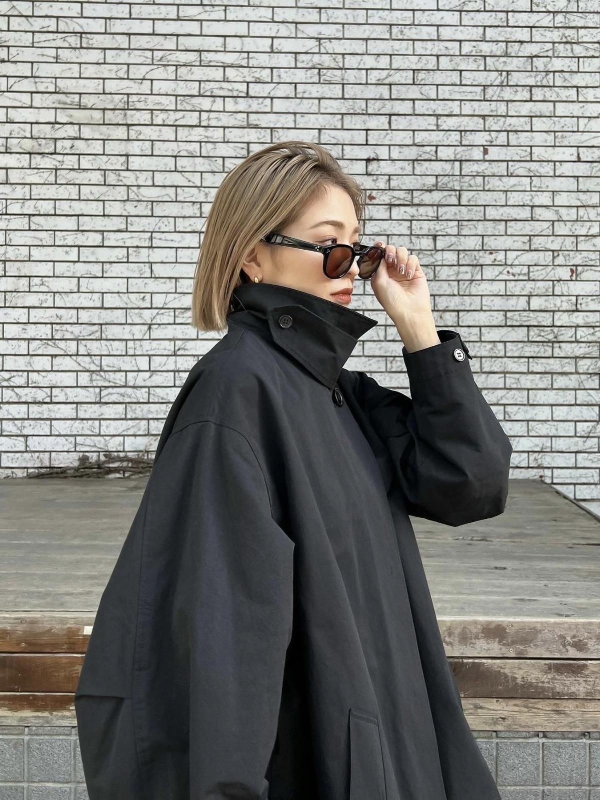 Soutien Collar Coat -BLK- - LODIUM
