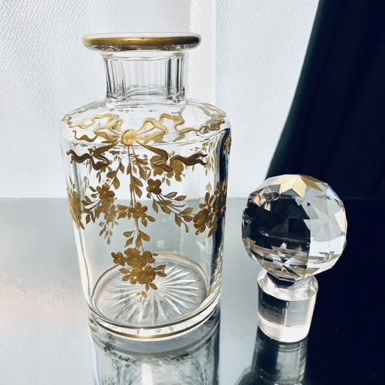 オールドバカラ ルイ16世様式 金彩ロココの香水瓶【1936年以降