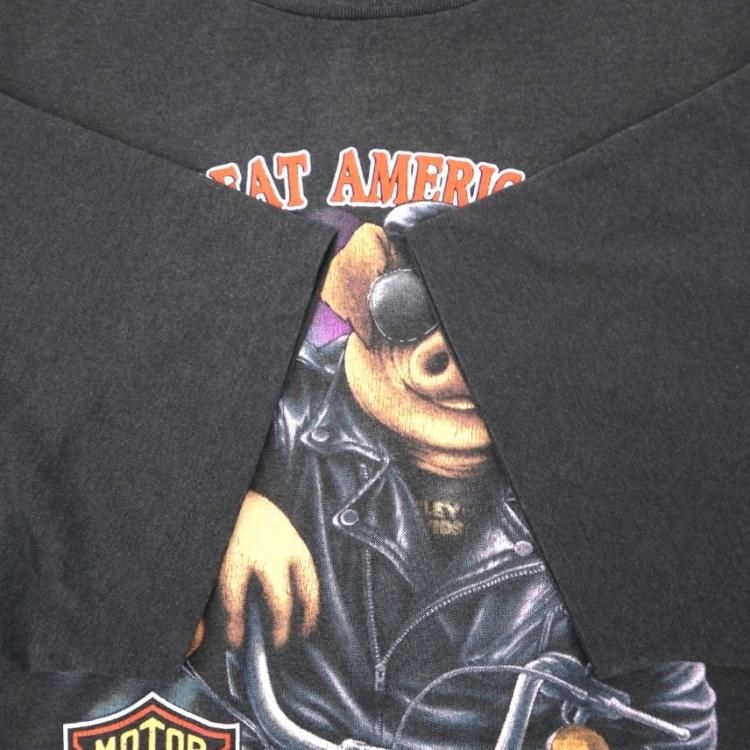 古着 90's USA製 3D EMBLEM HARLEY-DAVIDSON ハーレーダビッドソン