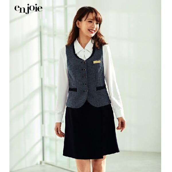 アンジョア ラップキュロット 51cm丈 71415 事務服 制服 オフィス en