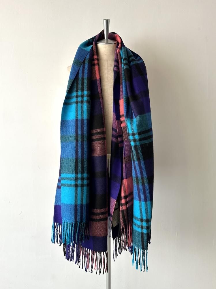 MARKAWARE Natural Black Baby Alpaca ALPACA STOLE - GARDEN