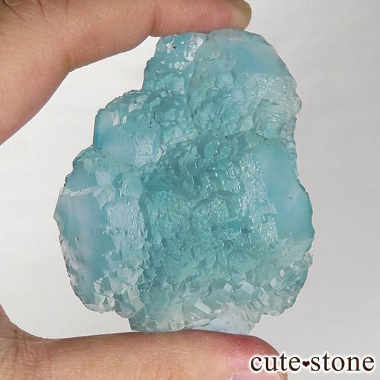 ブルーグリーンフローライトの原石（中国 江西省産）143g - cute stone -