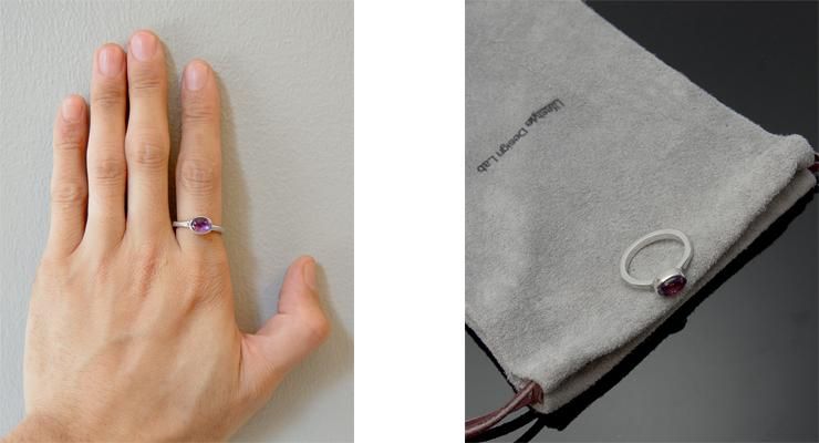 Lifestyle Design Lab-アメジストシルバーリング SILVER PERSPIRATION