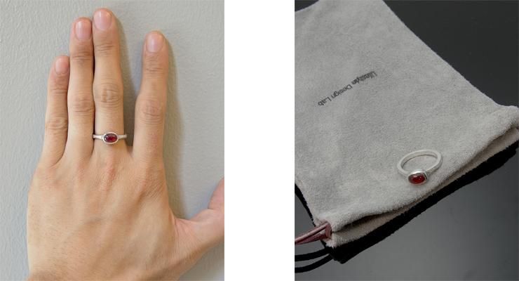 Lifestyle Design Lab-チェリーアンバーシルバーリング SILVER