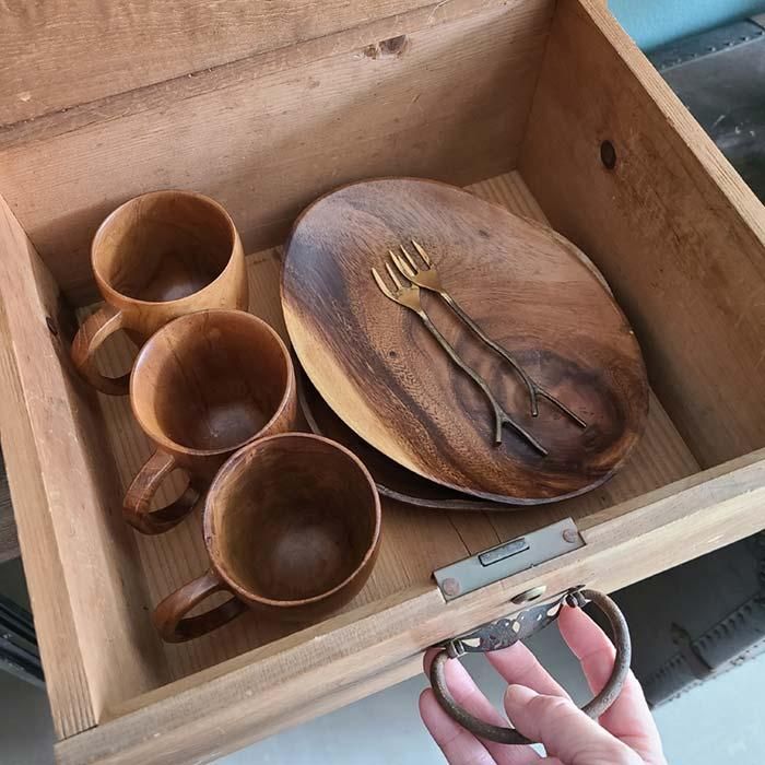 古家具・古道具・小引き出し・昭和レトロ・3段・大きめ | 旅するレトロ