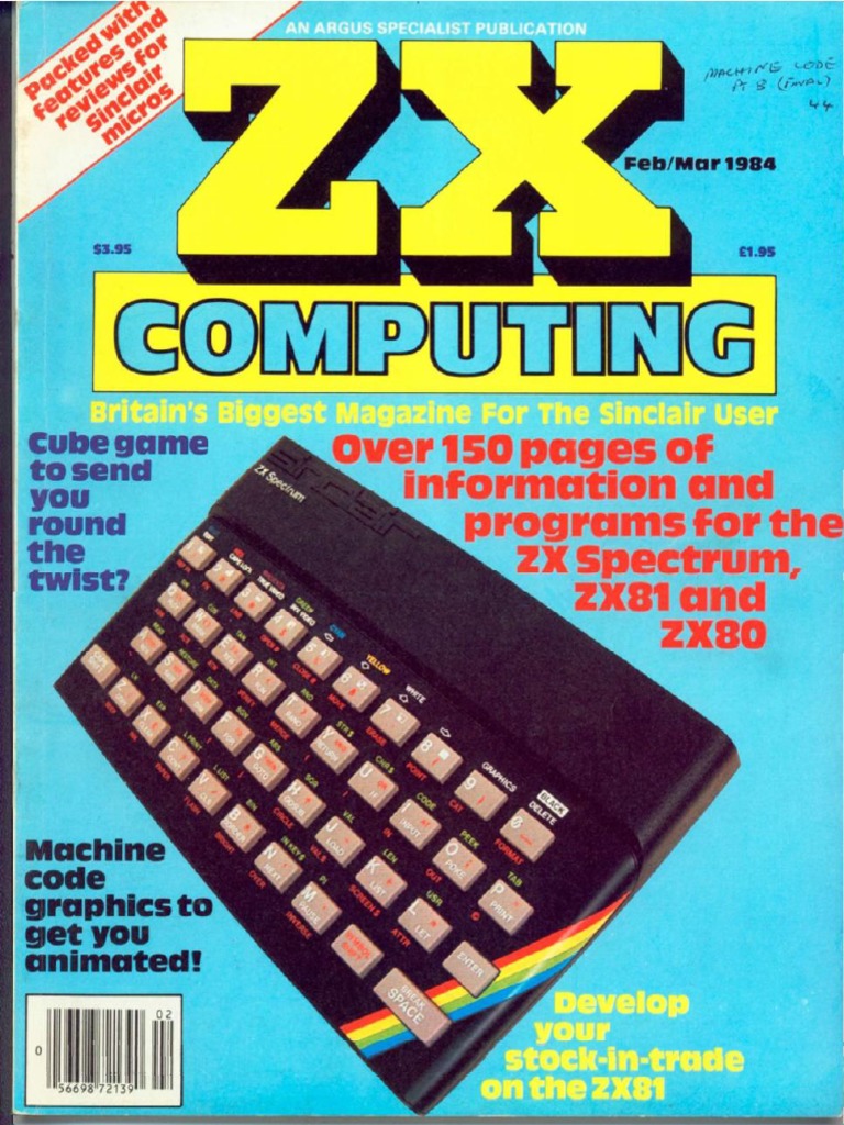 ZXComputing Feb-Mar 1984 | PDF | Computing