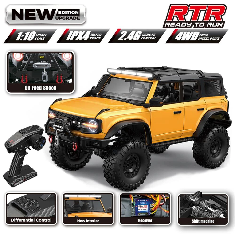 HBトイズRTR R1001/2/3 アップグレード版 1/10 2.4G 4WD RCカー