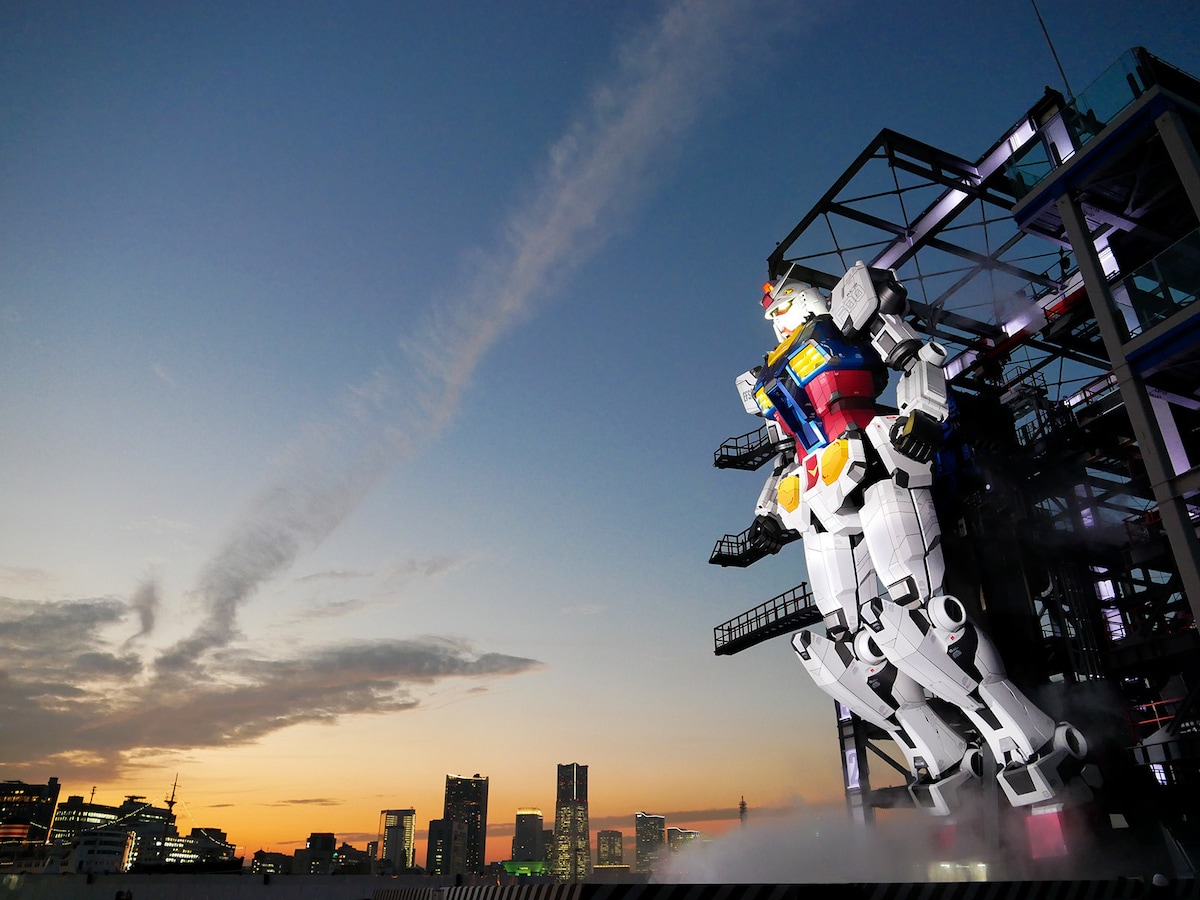 横浜で「動く実物大ガンダム」起動！“ガンダム目線”が体感できる