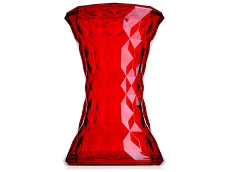 Kartell Stone Amber Orange Accent Stool | KAR8800SA