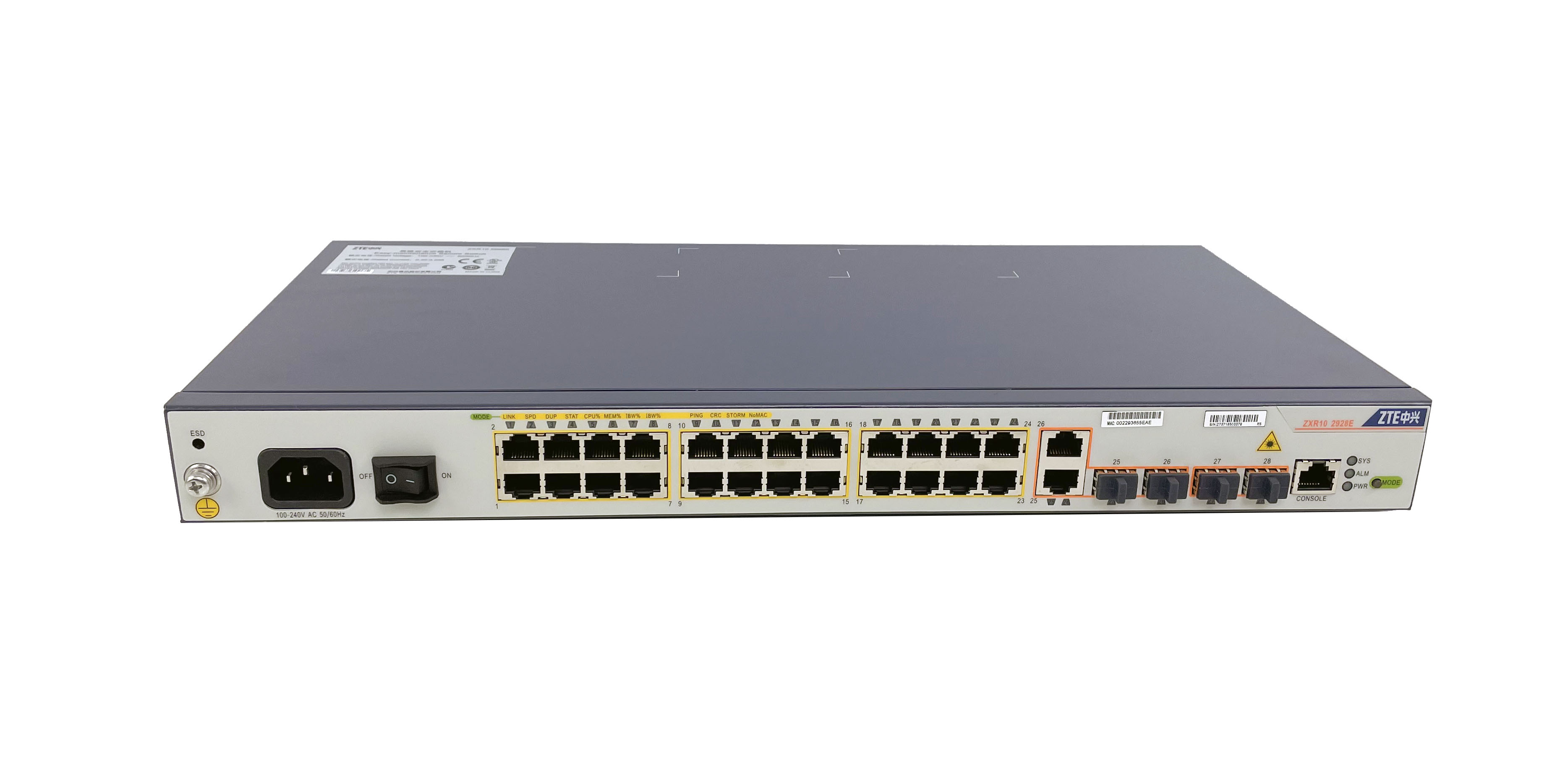 ZTE ZXR10 2928E Easy-maintenance Secure Switch | eBay