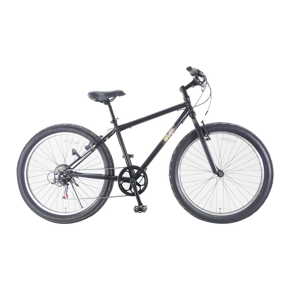 自転車】ファットバイク バンフ BANFF 26インチ 外装6段 ブラック