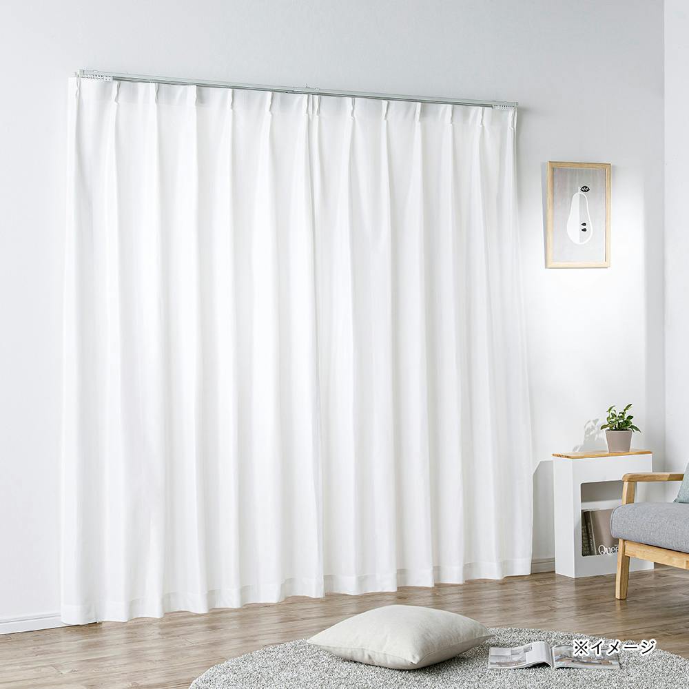 遮熱・ミラー レースカーテン ストライプ 200×228cm 1枚入 | カーテン