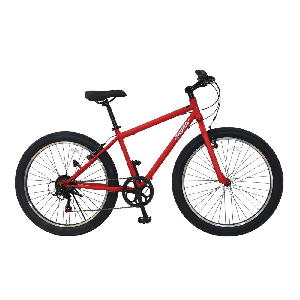 自転車】ファットバイク バンフ BANFF 26インチ 外装6段変速 カーキ